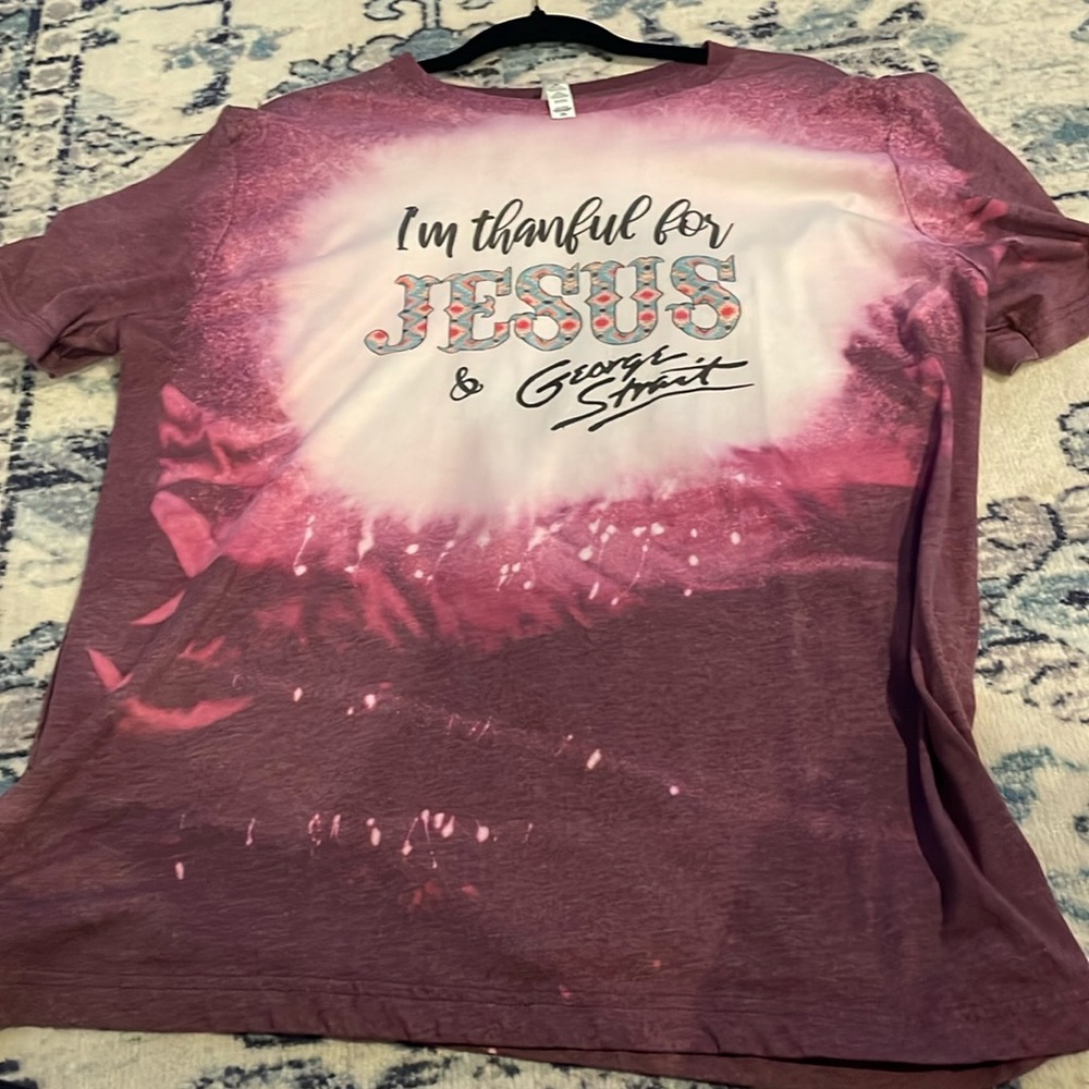 I’m thankful for Jesus and George Strait tee